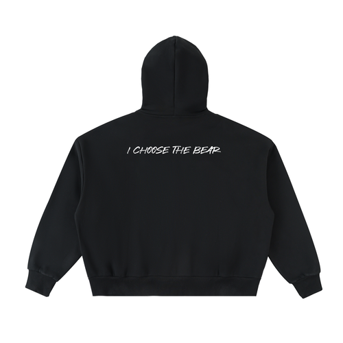 I choose the bear fleeced Full-Zip Boxy Hoodie