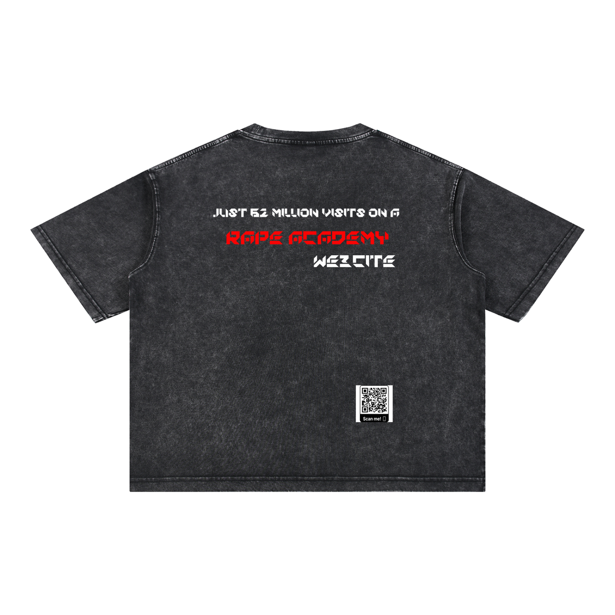 Not all men mineral Wash Boxy Cotton T-Shirt