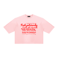 Fuck Patriarchy Vintage Wash Sunfade Boxy T-Shirt